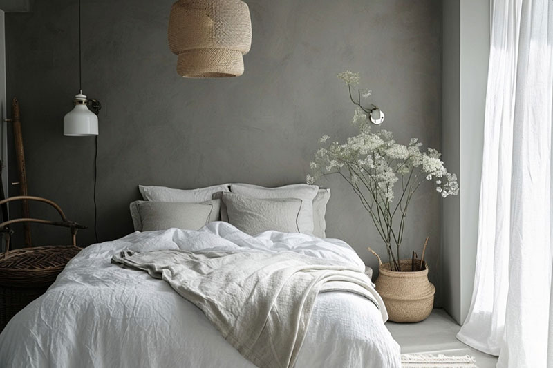 спальня минимализм дизайн интерьера фото