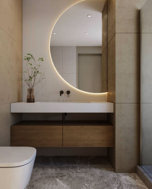 освещение в туалете дизайн