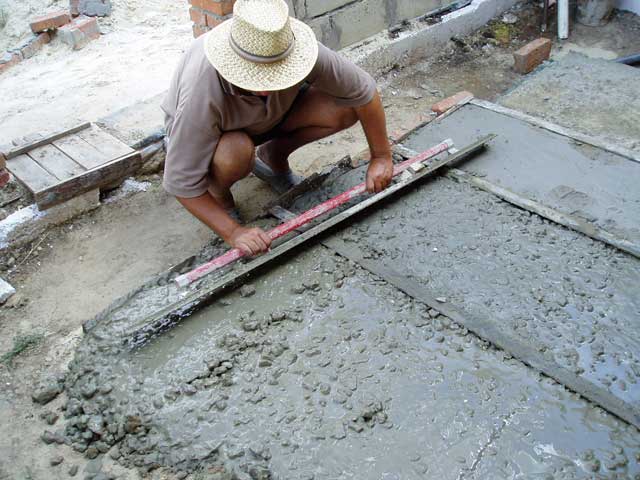 фото цементно-песчанной стяжки